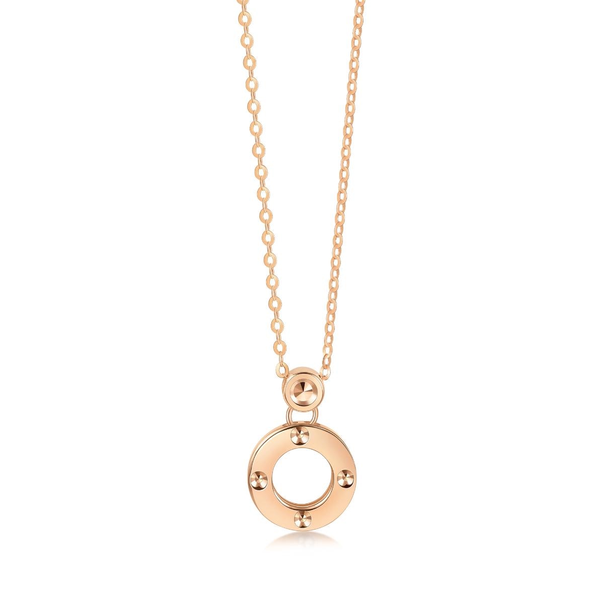 18K Rose Gold Necklace -  - Aureus Boutique