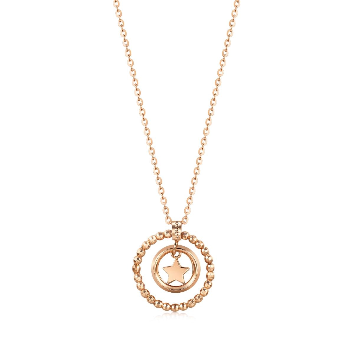 18K Rose Gold Necklace -  - Aureus Boutique