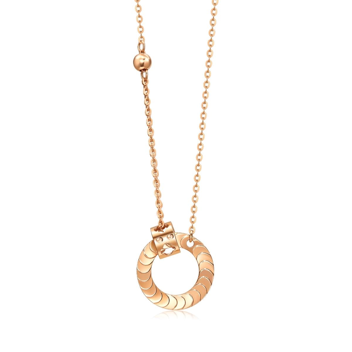 18K Rose Gold Necklace -  - Aureus Boutique