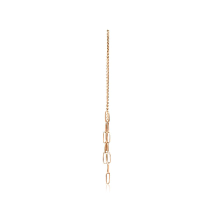 18K Rose Gold Single Earring -  - Aureus Boutique