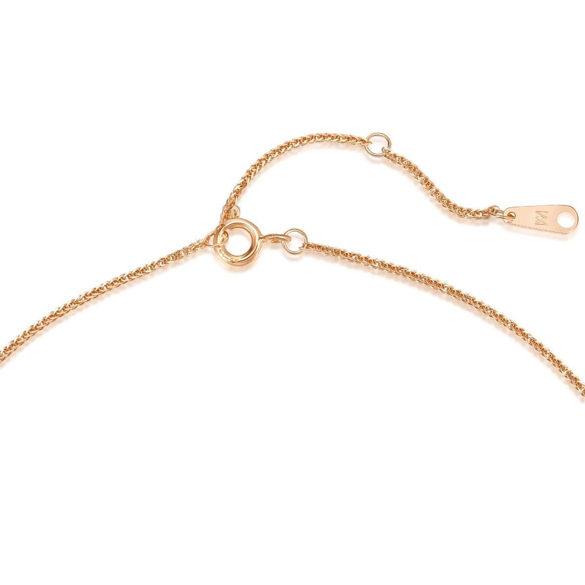 18K Rose Gold Spiga Chain Necklace -  - Aureus Boutique