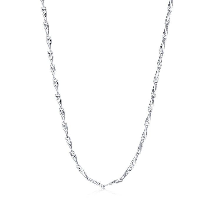 18K White Gold Chain Necklace -  - Aureus Boutique