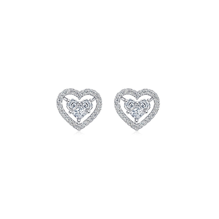 18K White Gold Diamond Earrings -  - Aureus Boutique