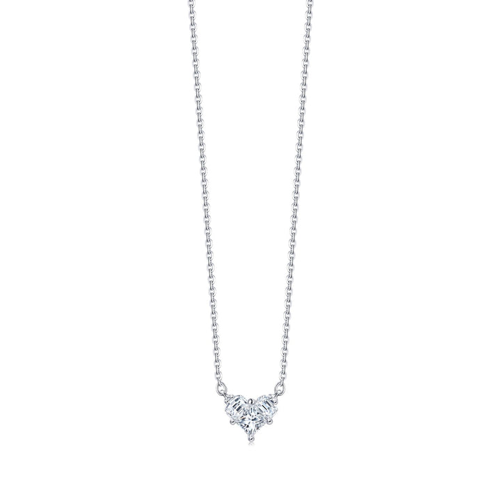 18K White Gold Diamond Necklace -  - Aureus Boutique