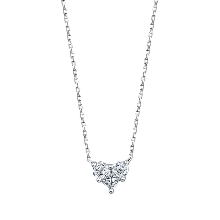 18K White Gold Diamond Necklace -  - Aureus Boutique