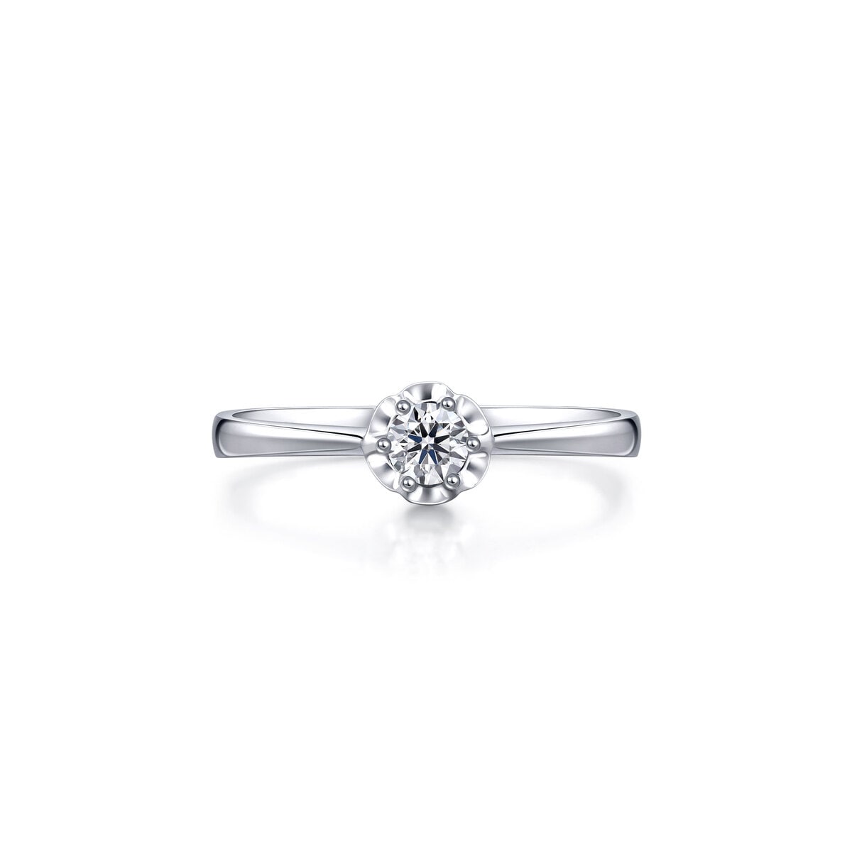 18K White Gold Diamond Ring -  - Aureus Boutique