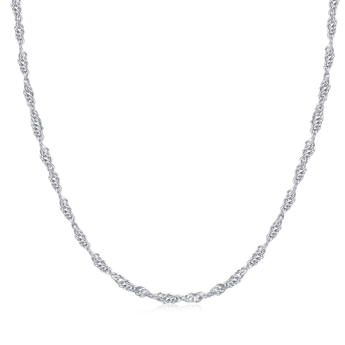18K White Gold Necklace -  - Aureus Boutique