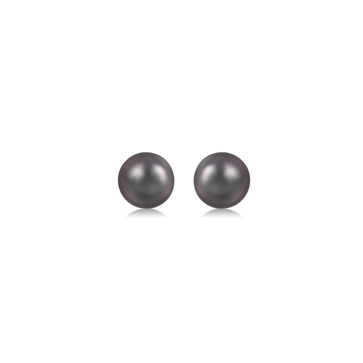 18K White Gold Tahitian Pearl Earrings -  - Aureus Boutique