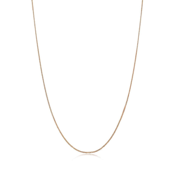 18K White and Red Gold Spiga Chain Necklace -  - Aureus Boutique