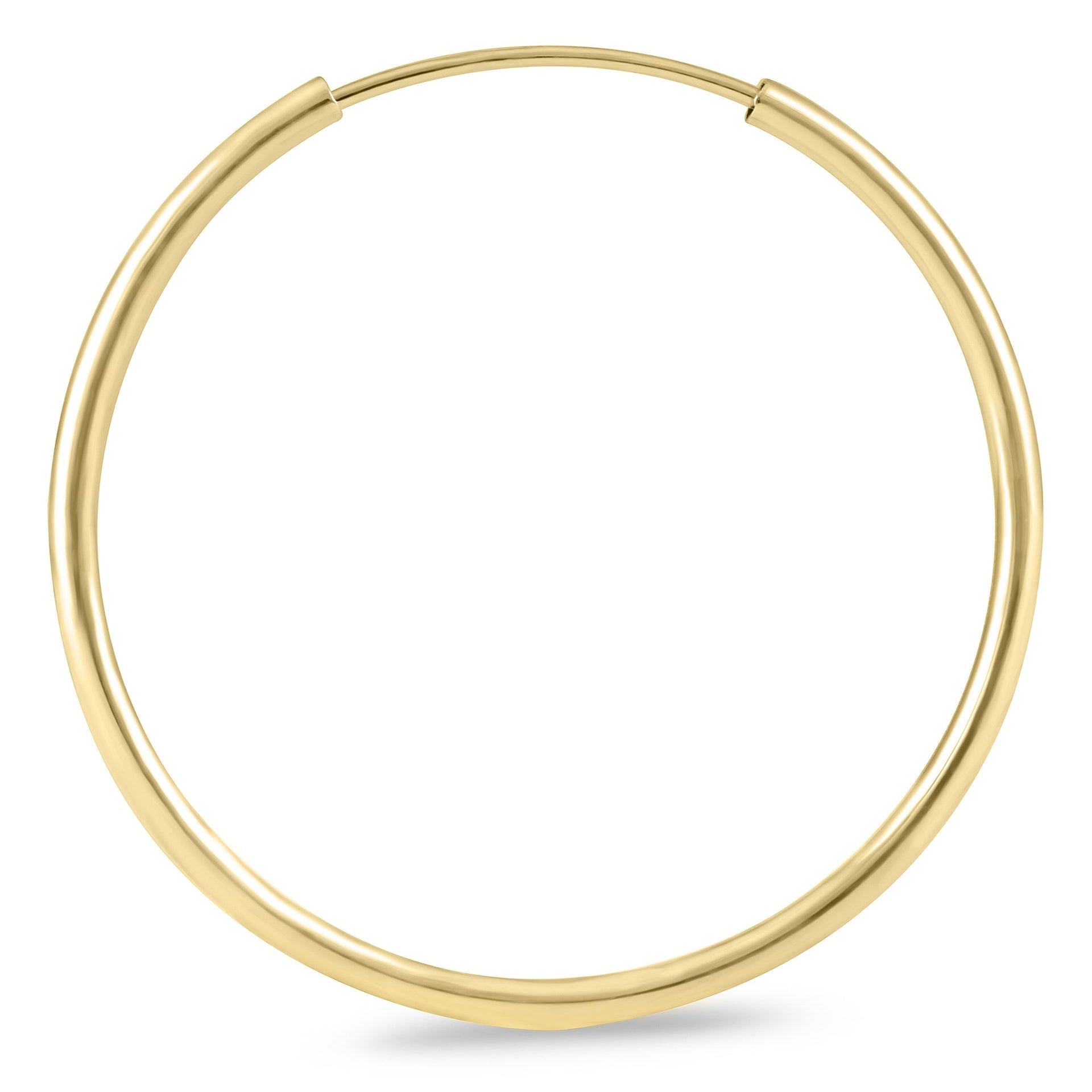 30Mm Endless 14K Filled Thin Hoop Earrings