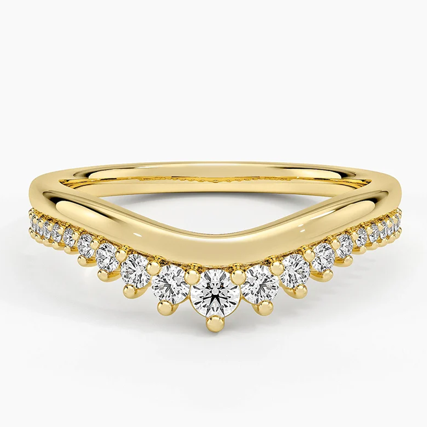 18K Gold Diamond Custom Personalized Engraving & Wedding Ring F/G Color SI Clarity 3EX IGI Certified