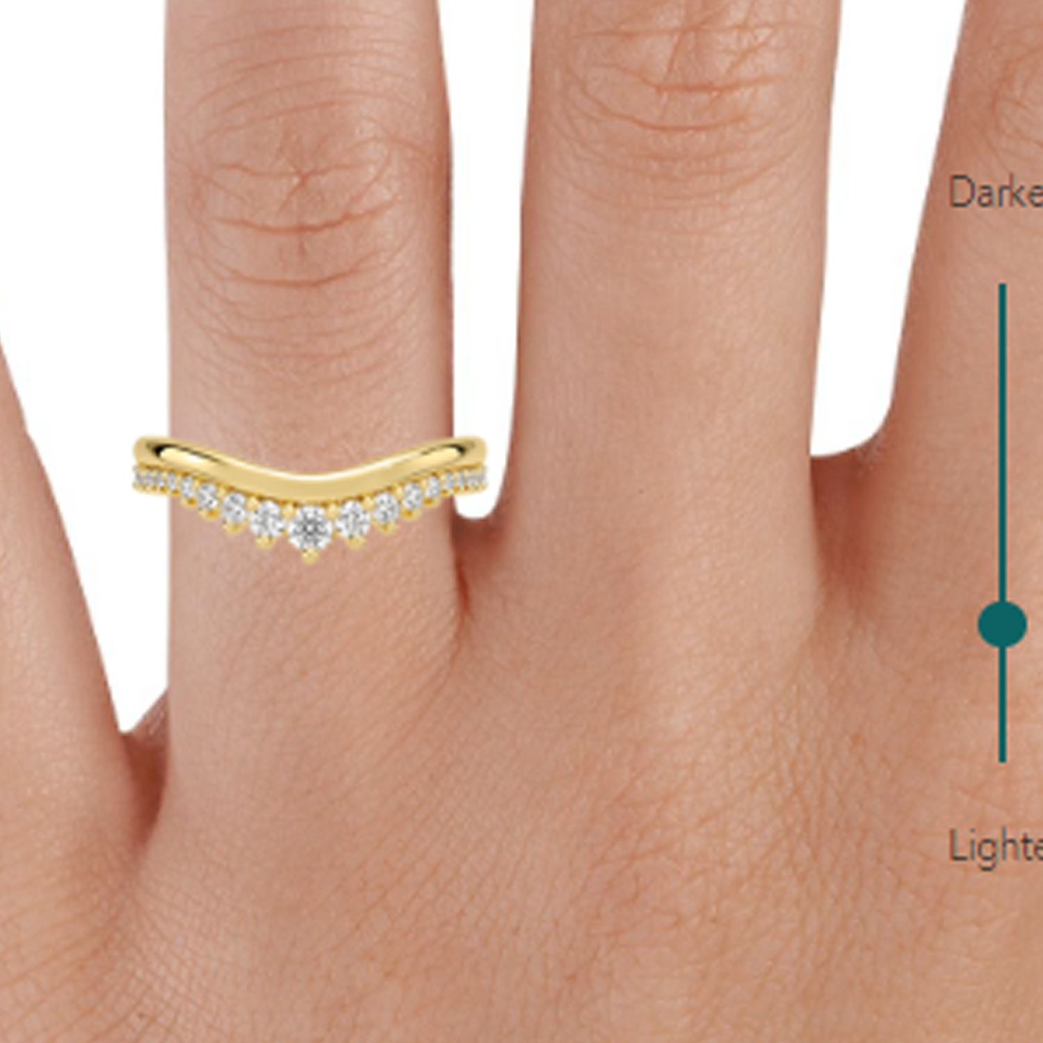 18K Gold Diamond Custom Personalized Engraving & Wedding Ring F/G Color SI Clarity 3EX IGI Certified