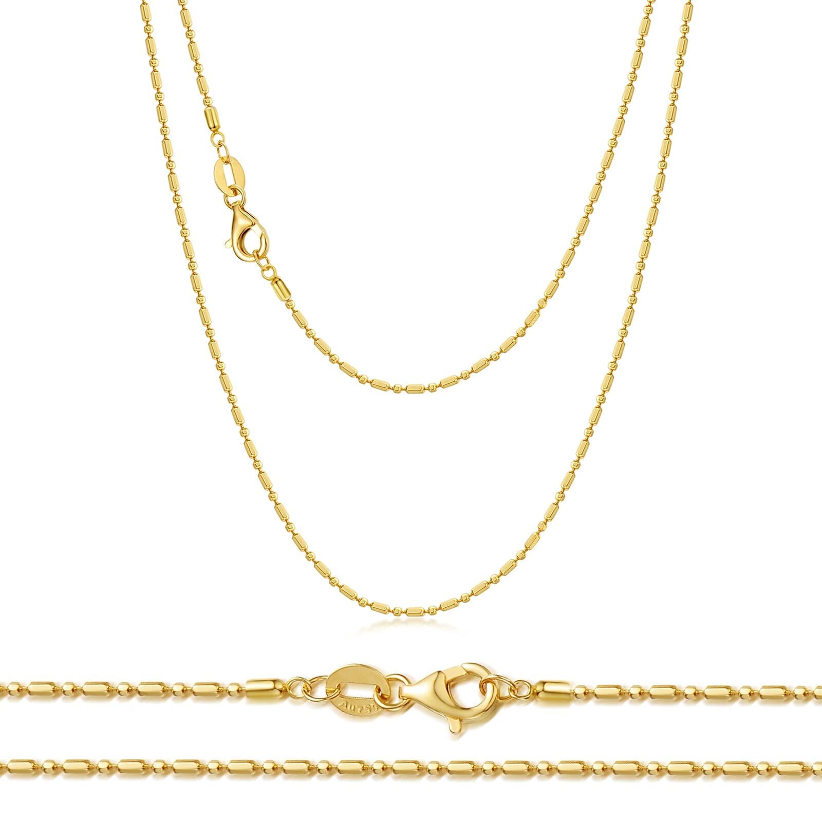 18K Gold Chain Necklace