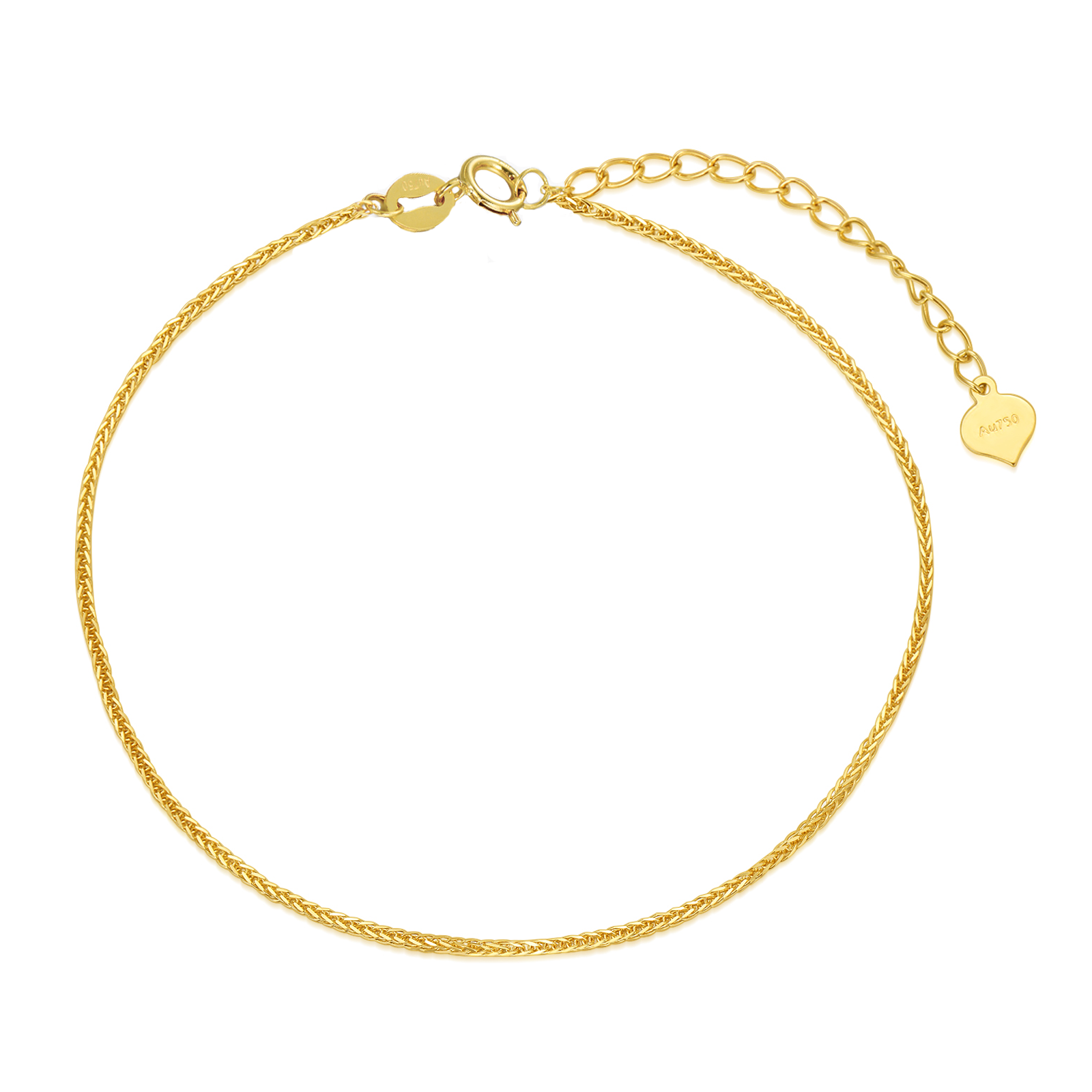 18K Gold Curb Link Bracelet