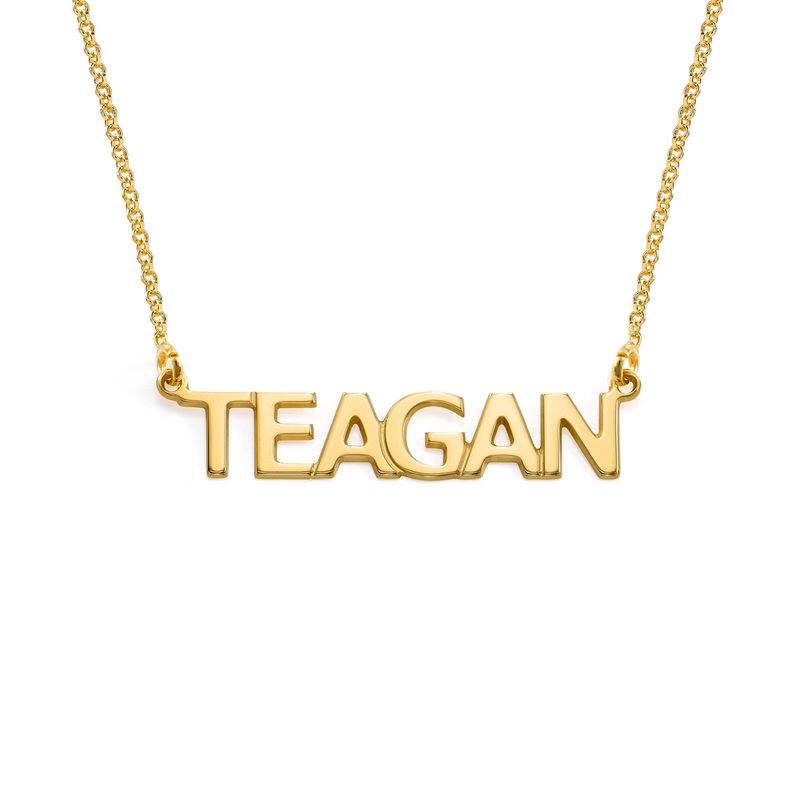 18k Gold Vermeil All Capitals Personalized Name Necklace