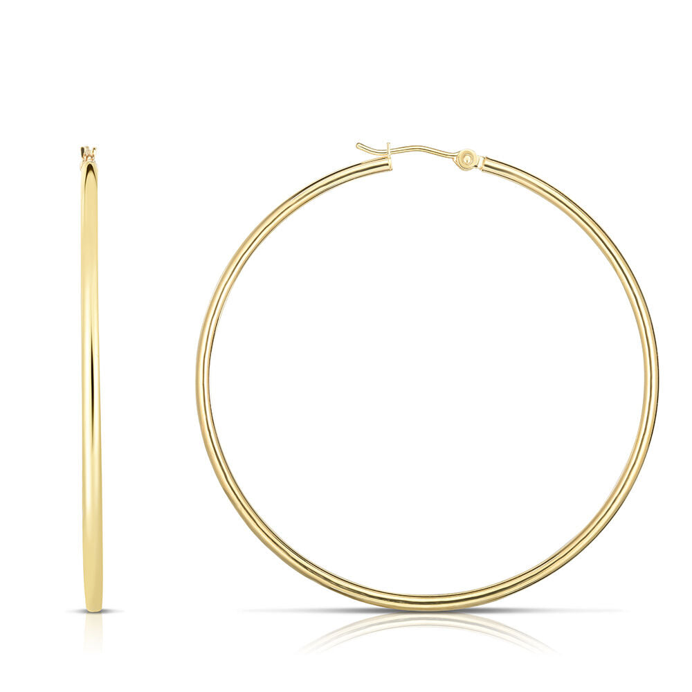 Hoop Earrings in 14K Yellow Gold