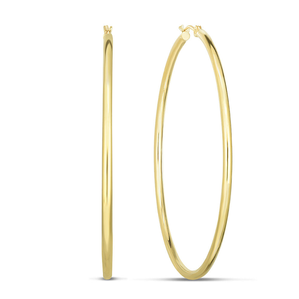 Hoop Earrings in 14K Yellow Gold