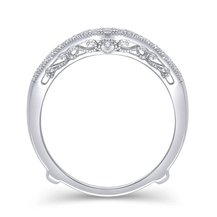 1/4 ct. tw. Diamond Ring Enhancer in 14K White Gold