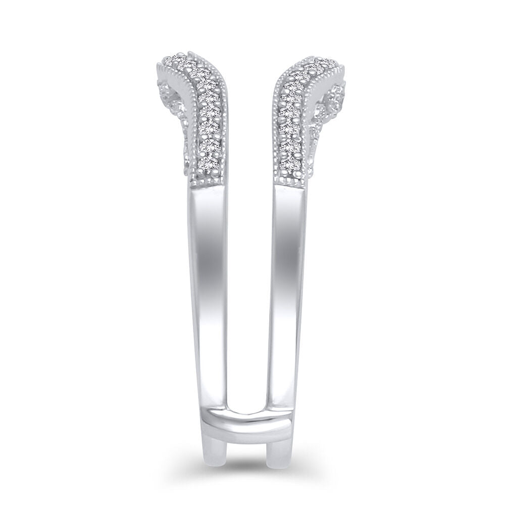 1/4 ct. tw. Diamond Ring Enhancer in 14K White Gold