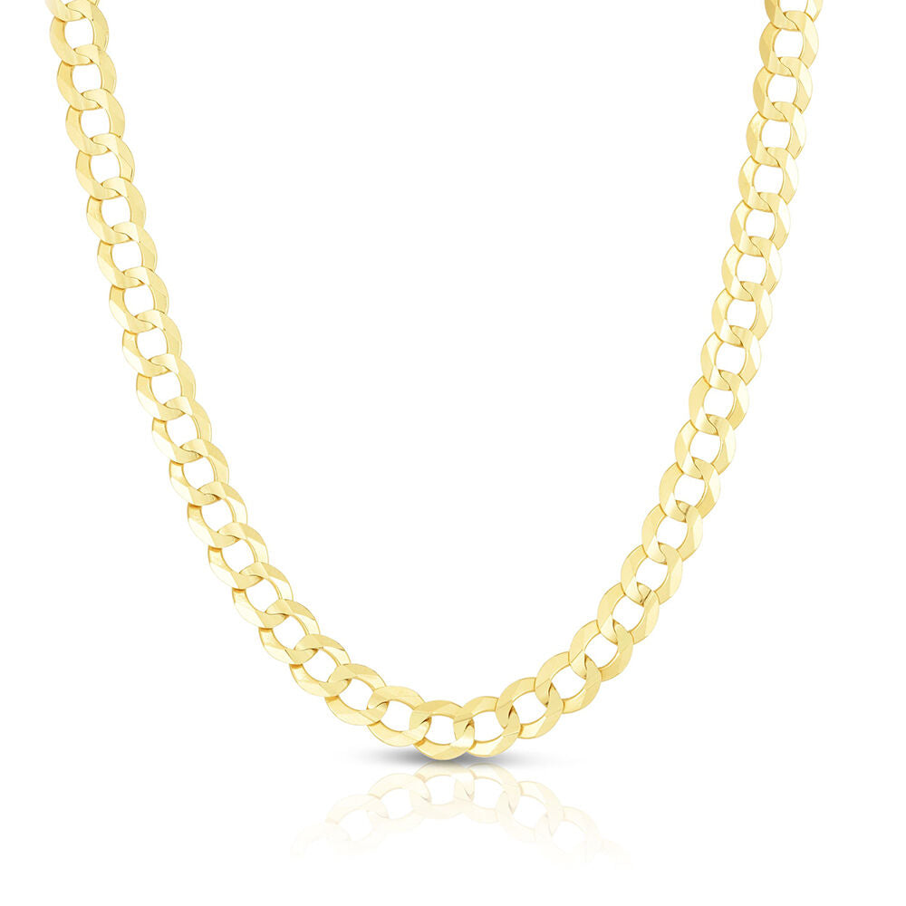 Curb Chain in 14K Yellow Gold, 24"