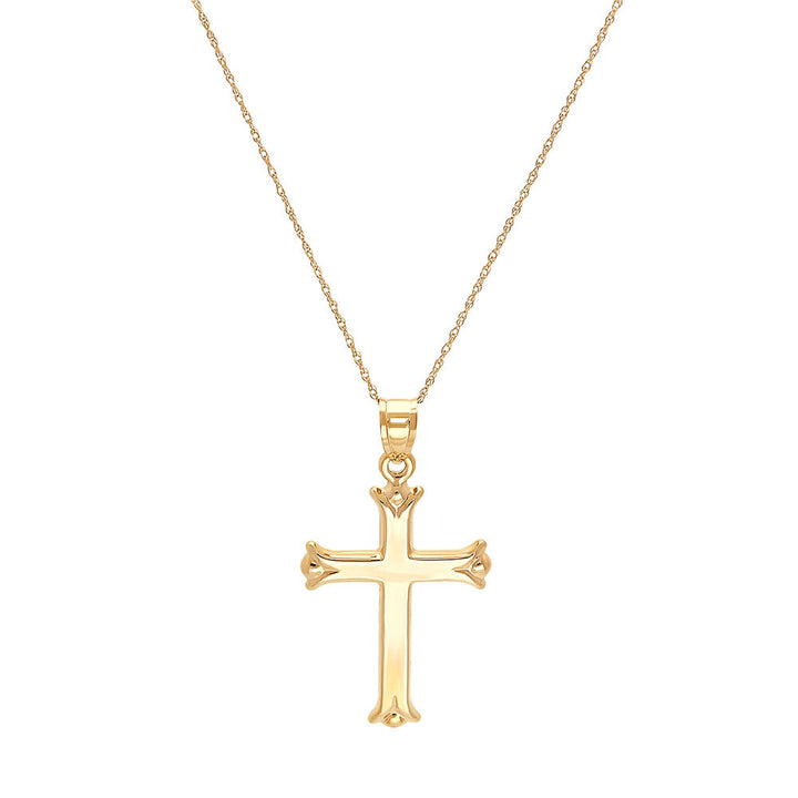 Cross Pendant in 14K Yellow Gold