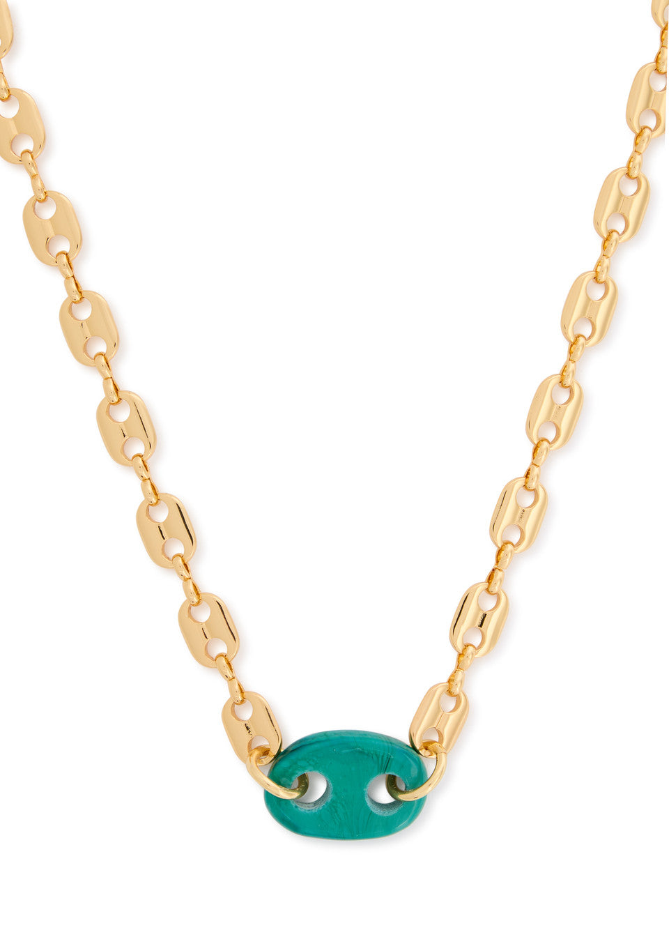 Mariner Link 18kt gold-plated necklace