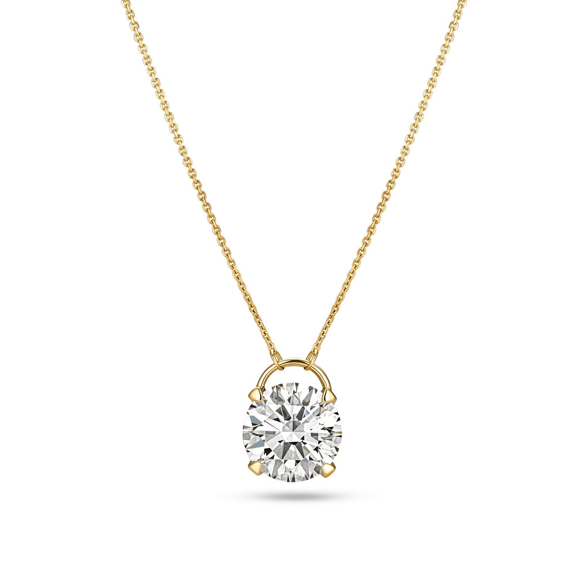 Necklace Venice - 14k yellow gold or white gold 0.50-2.00 ct TW G-H VS lab-grown diamond