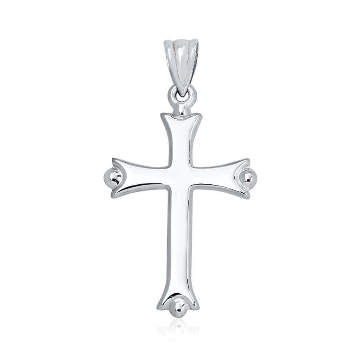 Two-Tone Reversible Cross in 14K Gold
