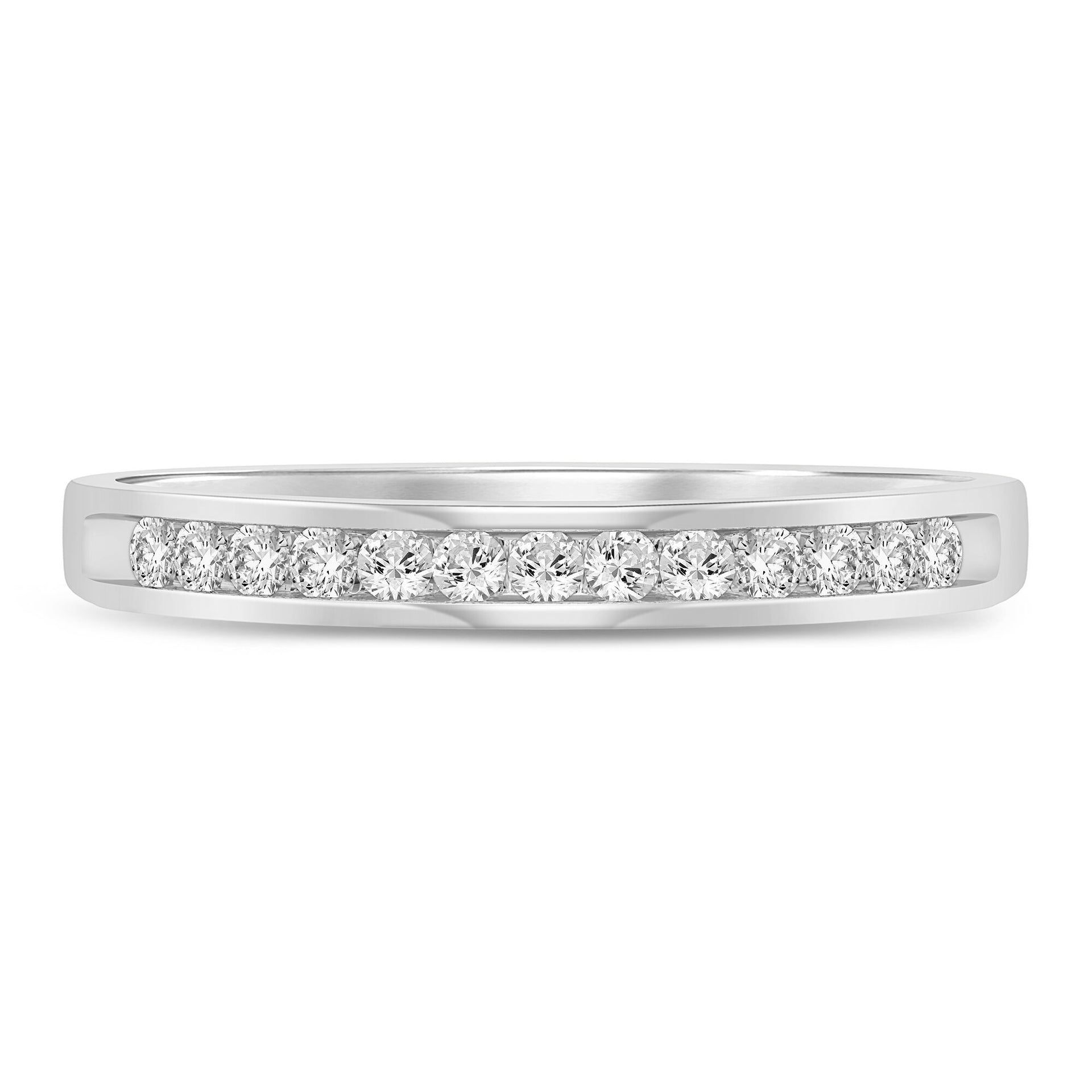 1/7 ct. tw. Diamond Wedding Band in 14K White Gold