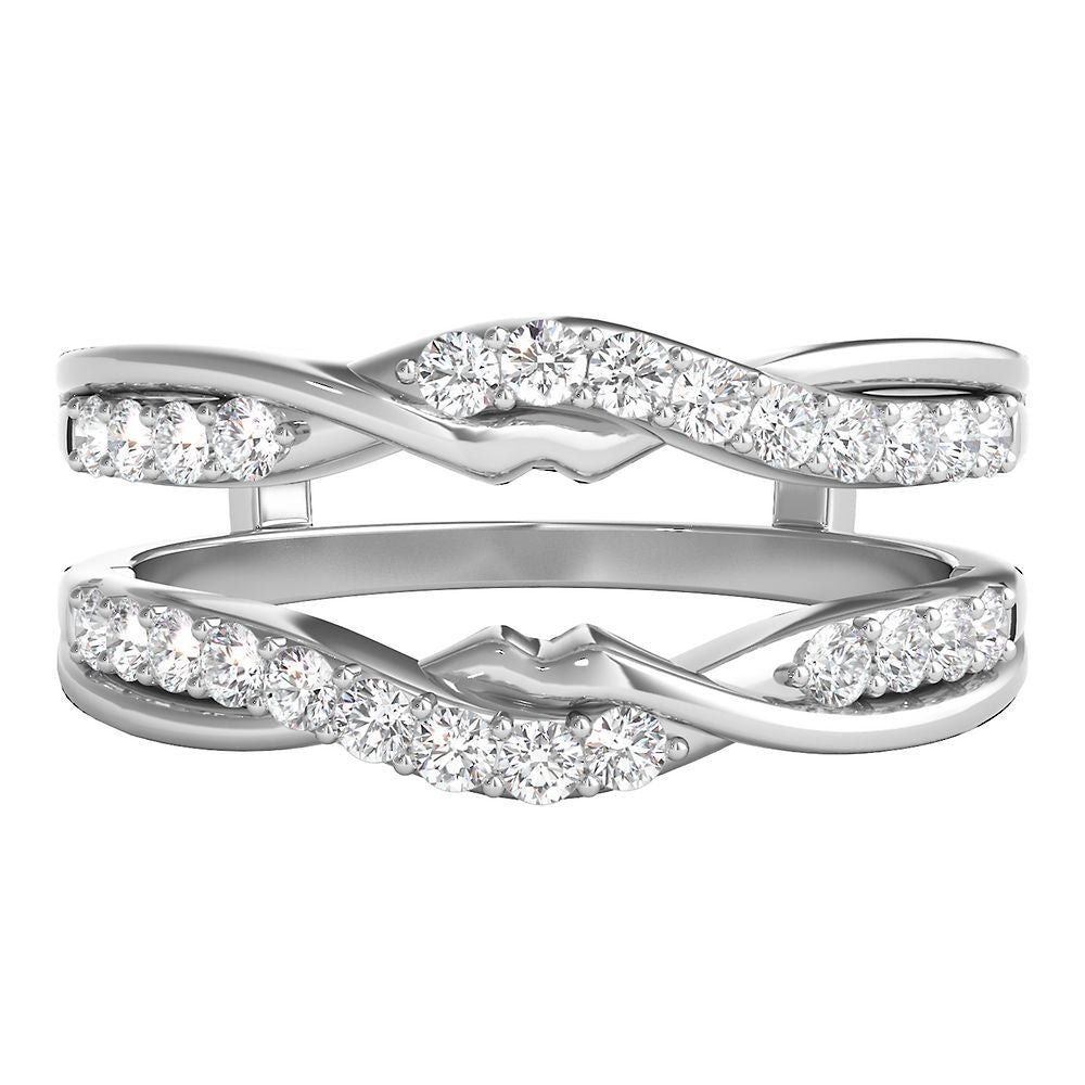 1/2 ct. tw. Diamond Ring Enhancer in 14K White Gold