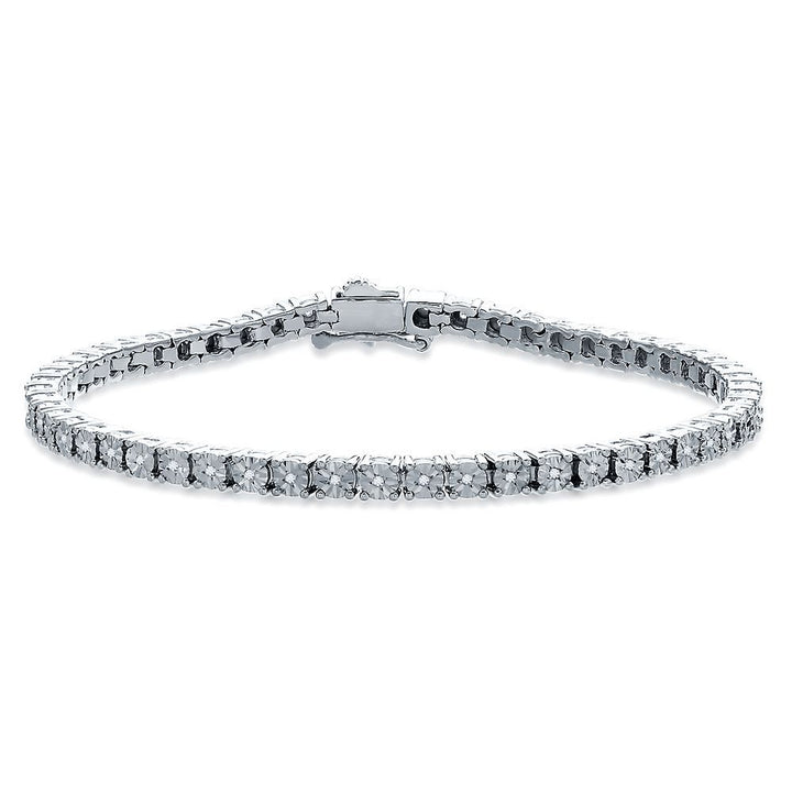 1/5 ct. tw. Diamond Tennis Bracelet in Sterling Silver
