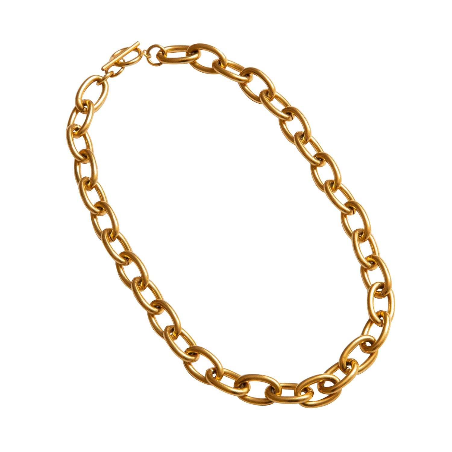 Nineteen Ninety Nine Chain Necklace Gold Minimal Modern Statement