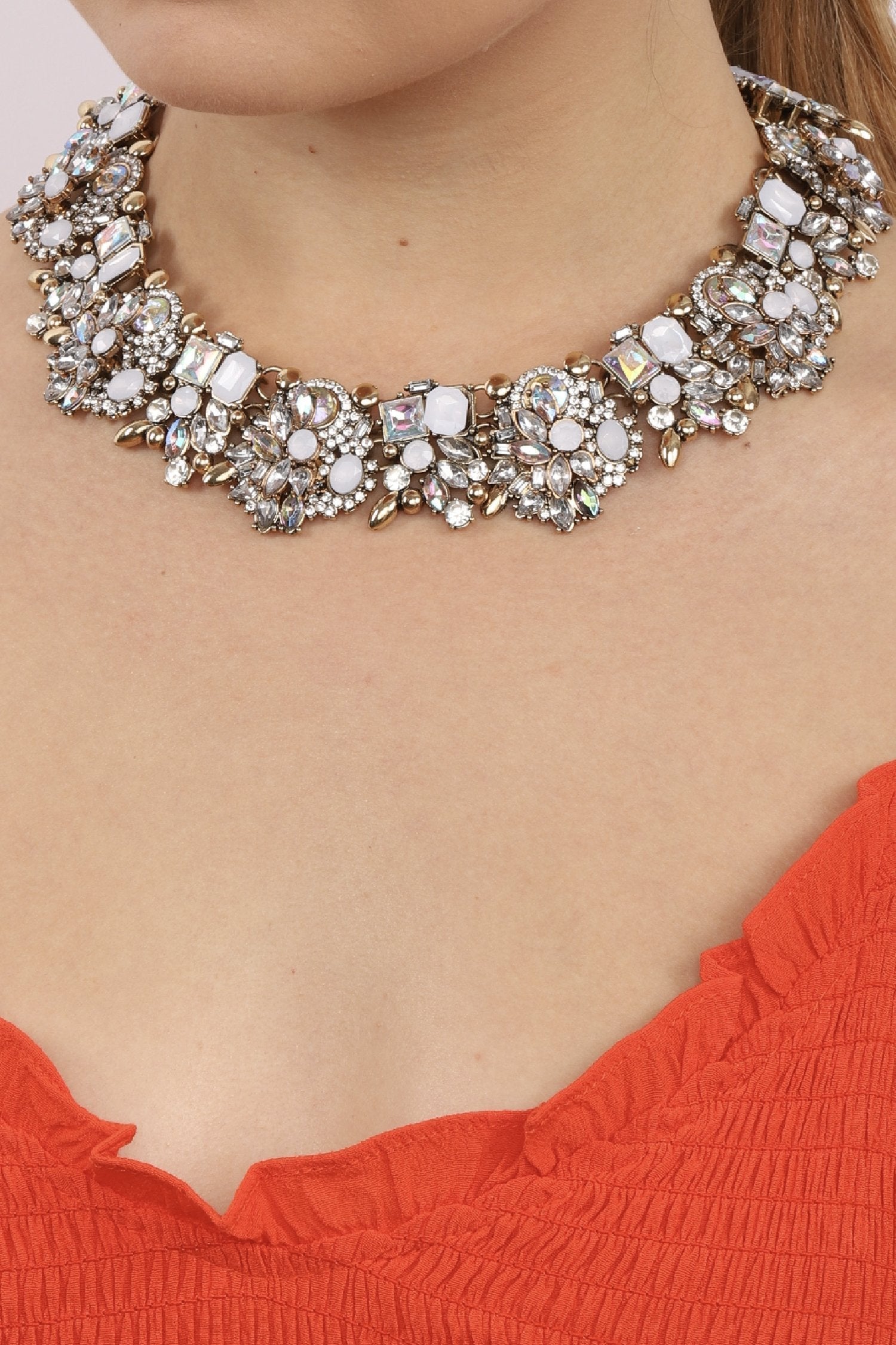 Sloane Necklace - White