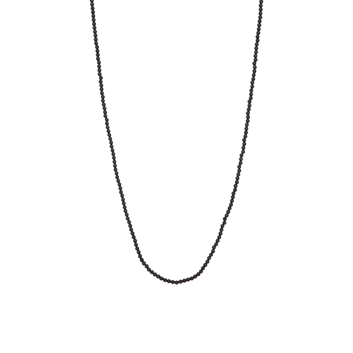 MICRO GEM CHAIN BLACK AGATE