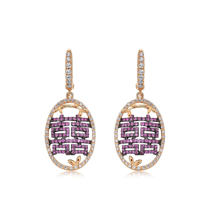 wishes-red-and-black-gold-pink-sapphire-earrings-chow-sang-sang