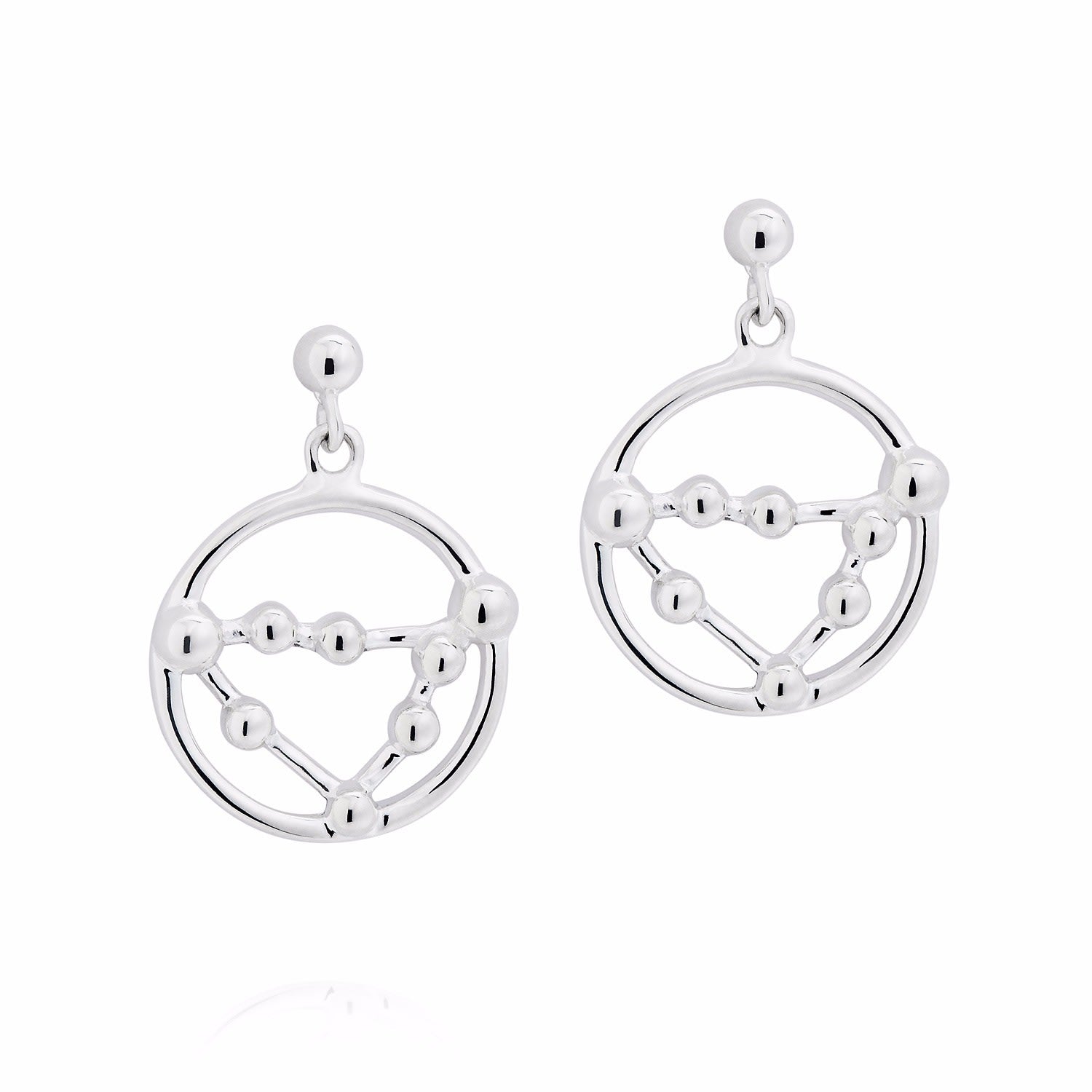 Capricorn Astrology Drop Studs