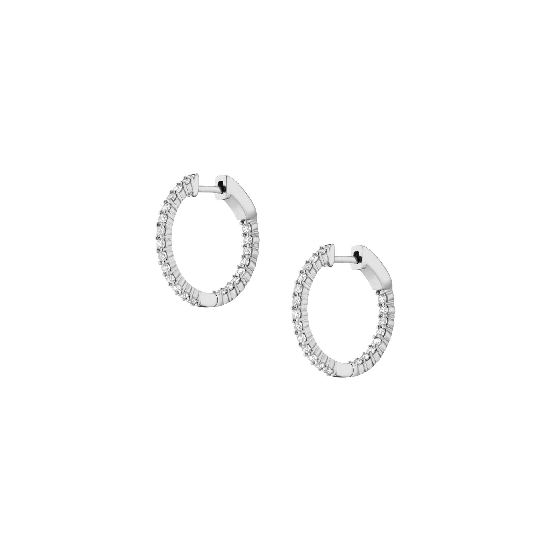 1ct Luxury Lab Grown Diamond Hoops