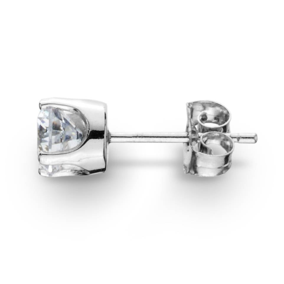 1/3ct Diamond Stud 14K White Gold