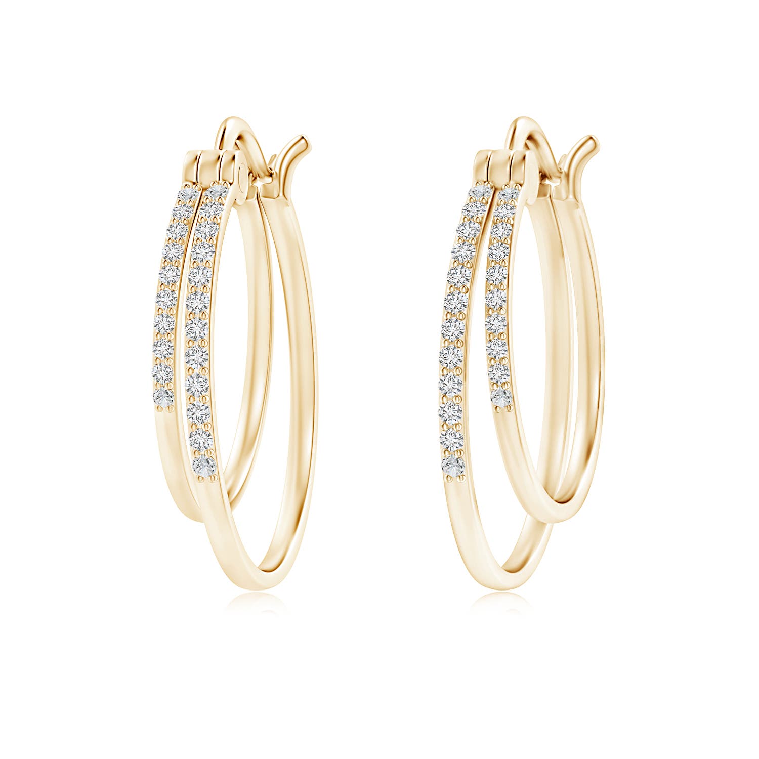 1.08 CTW Pear-Shaped Swiss Blue Topaz Stud Earrings with Diamond Halo in 18K White Gold