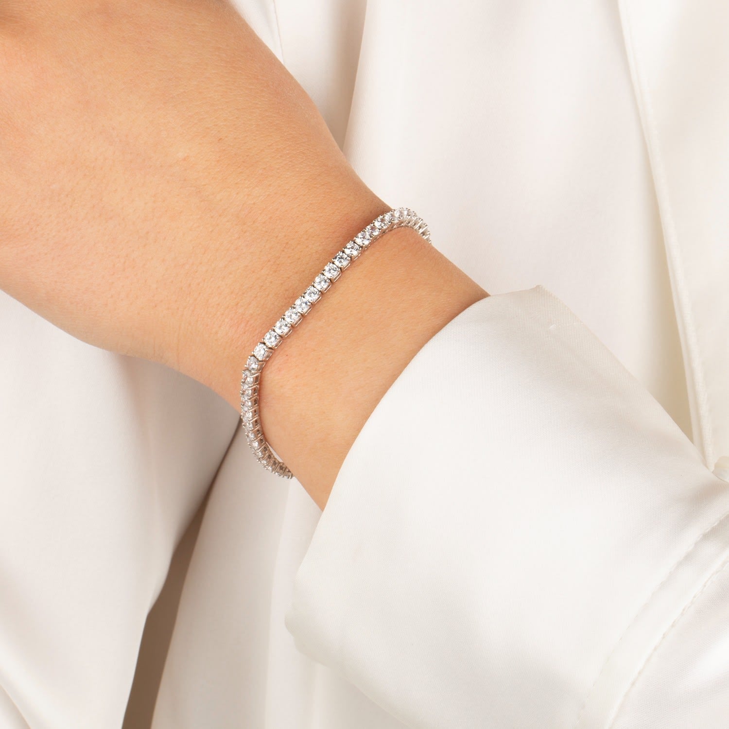 2.5 Mm Classic Tennis Bracelet