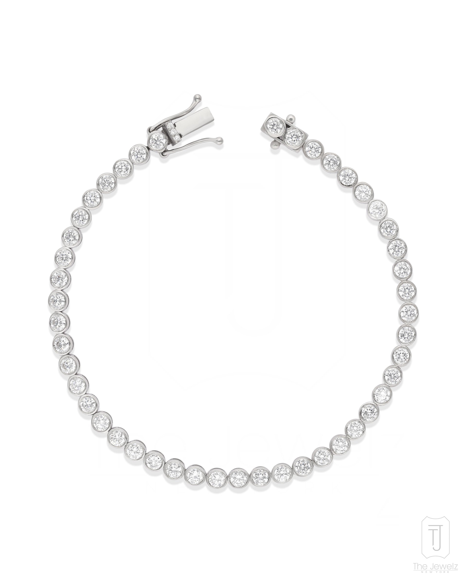 Moonlit Grace' Tennis Bracelet In Silver For Women