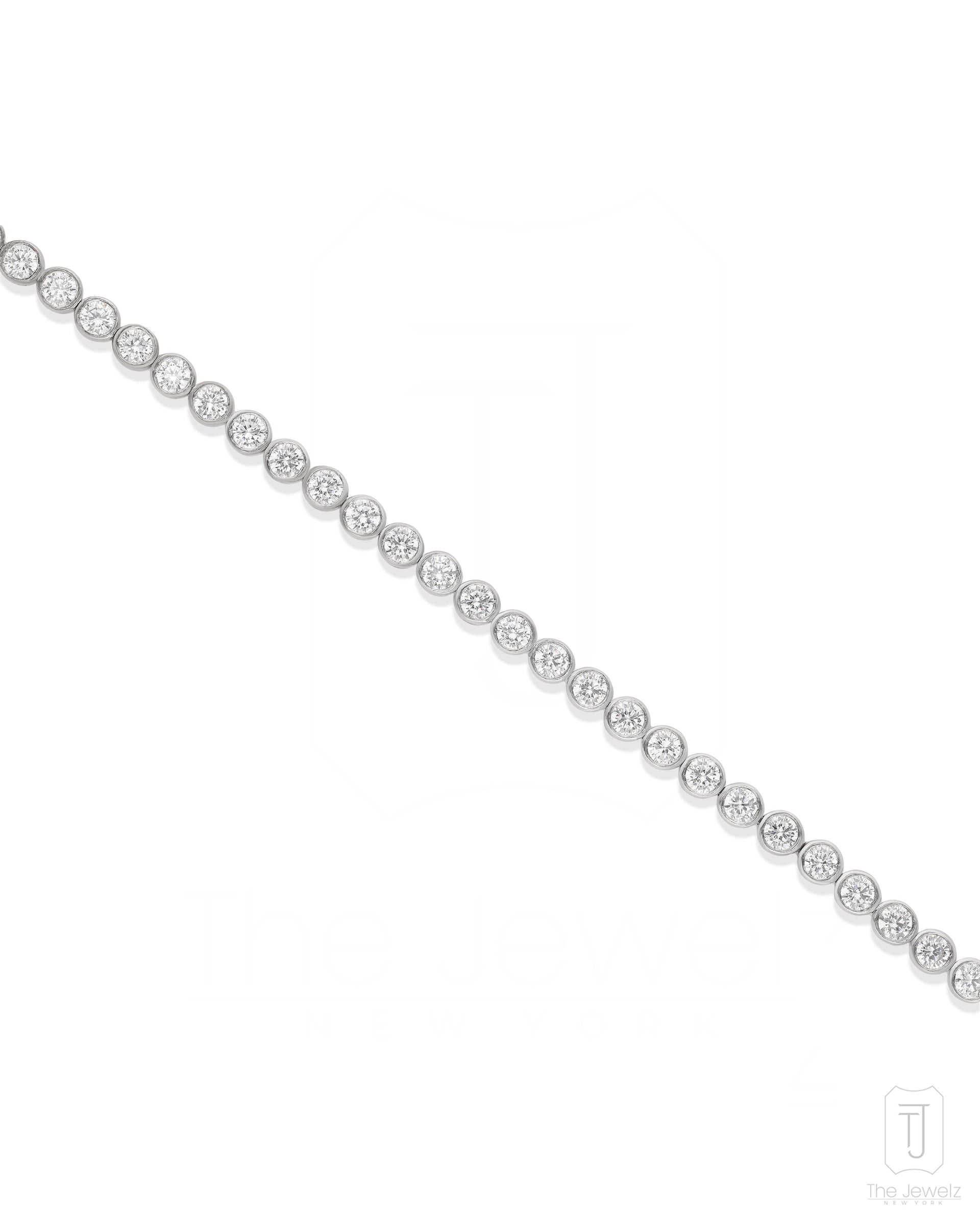 Moonlit Grace' Tennis Bracelet In Silver For Women