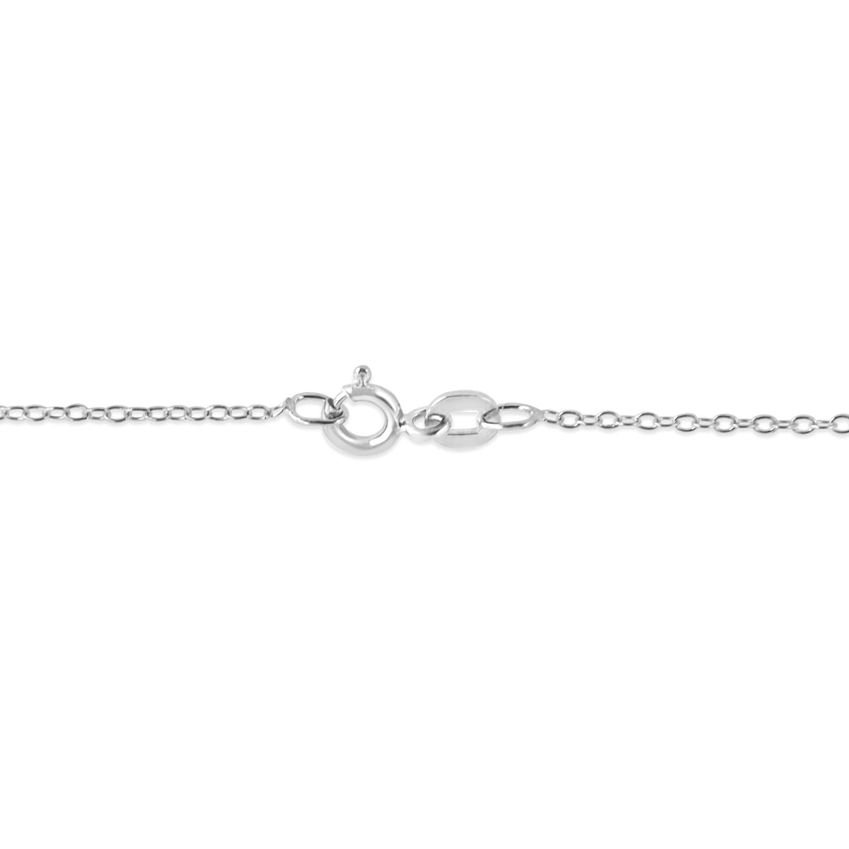 .925 Sterling Silver 1/5 Cttw Bezel Set Champagne Diamond Solitaire 18' Pendant Necklace (K-L Color, I1-I2 Clarity)