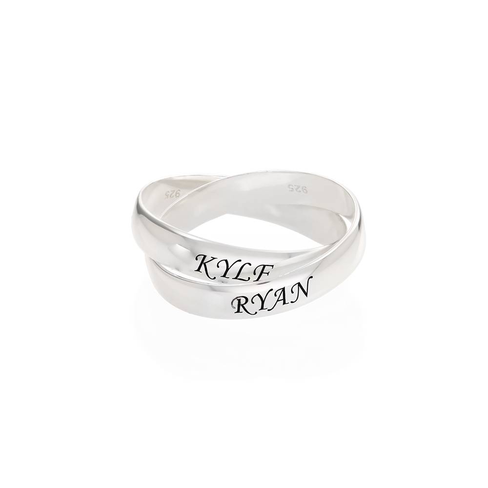 2 Charlize Russian Rings in Sterling Silver