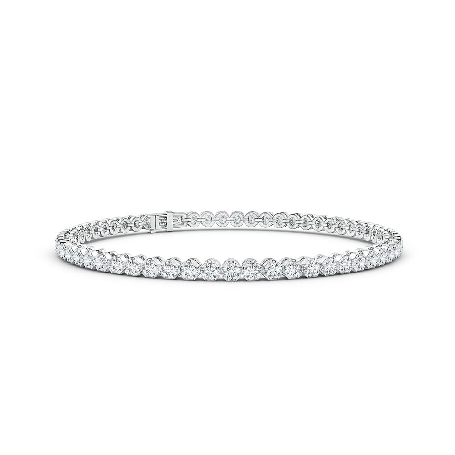 Lab-Grown Classic Round Diamond Tennis Bracelet