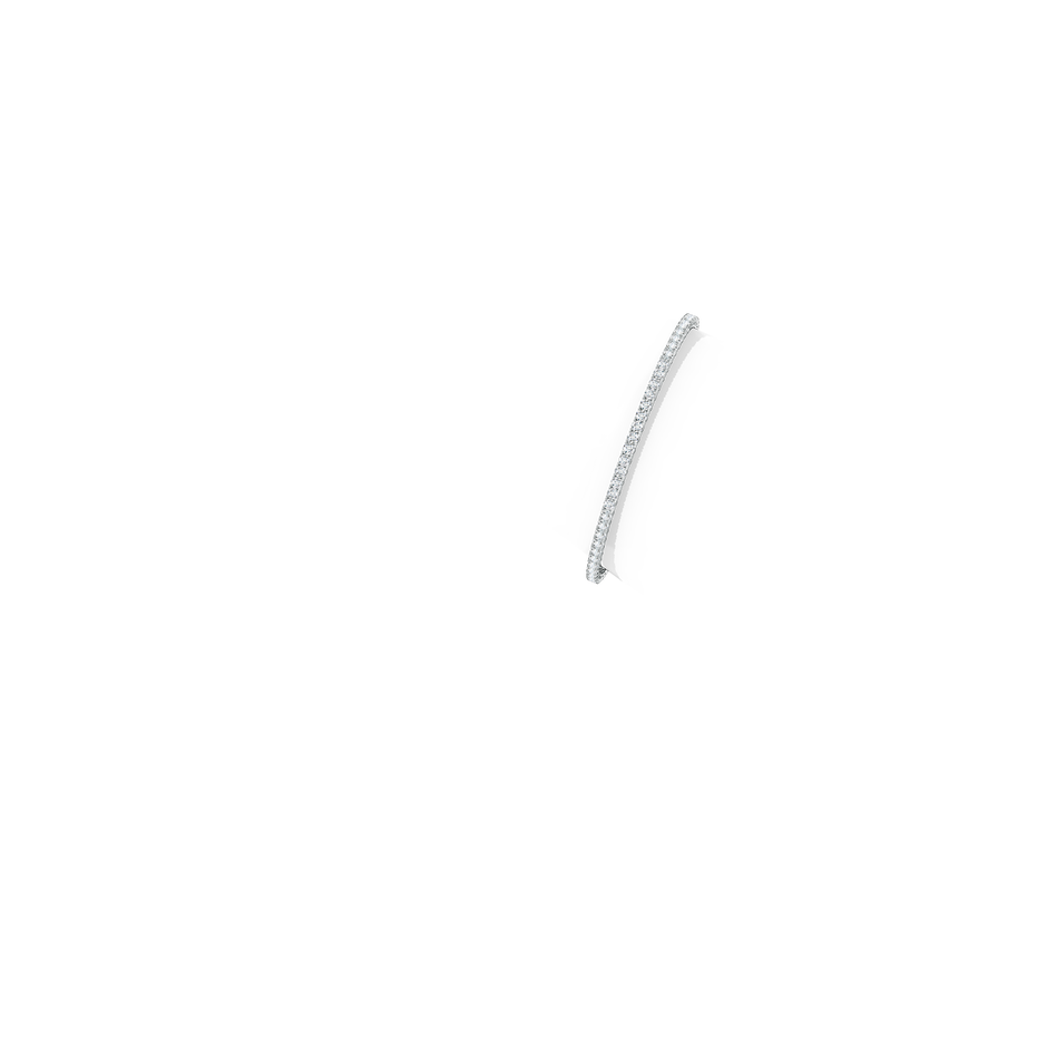 Classic Round Lab-Grown Diamond Flex Bangle