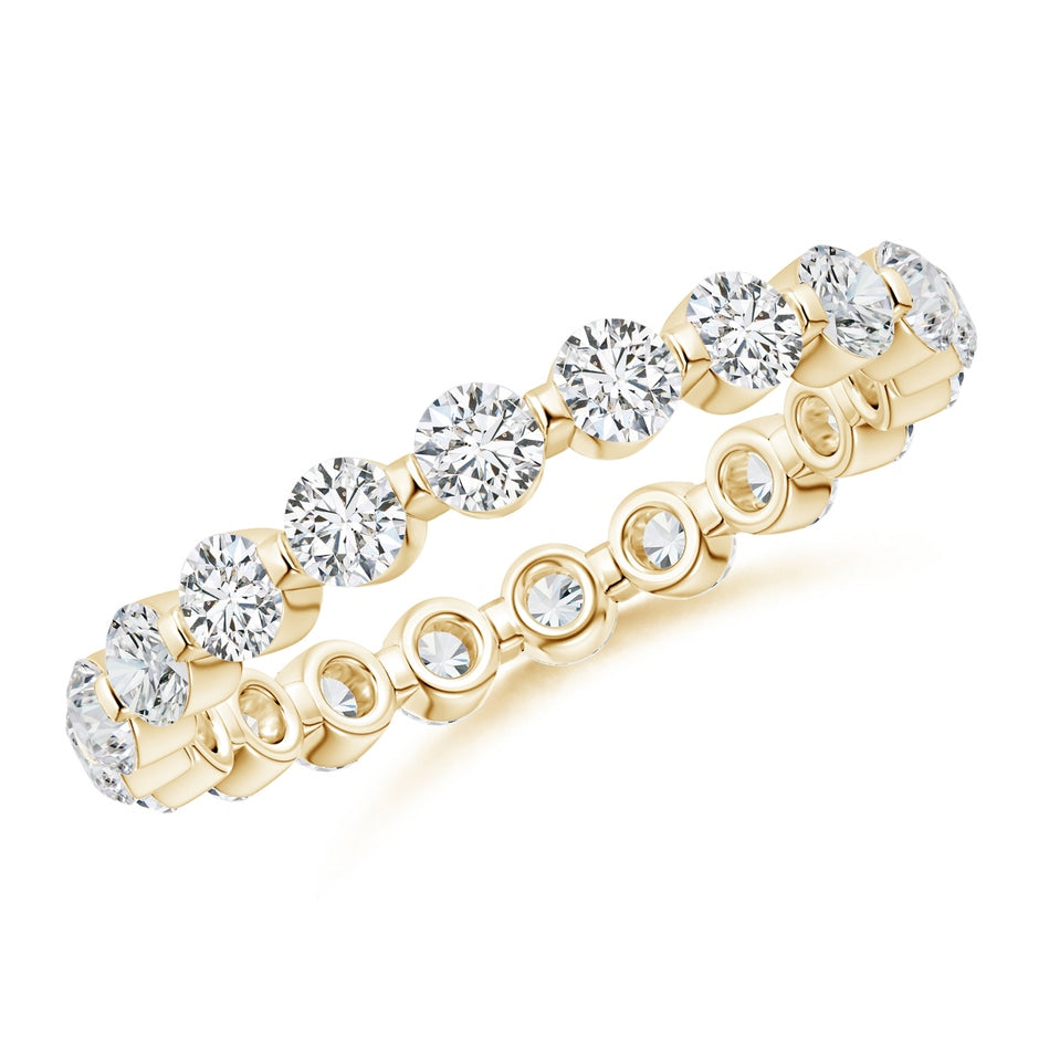 Prong-Set Diamond Eternity Stackable Ring