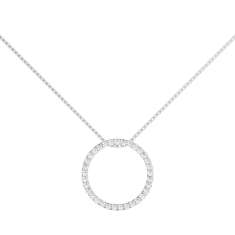 Circle of Love® 1/4 ct. tw. Diamond Pendant in Sterling Silver