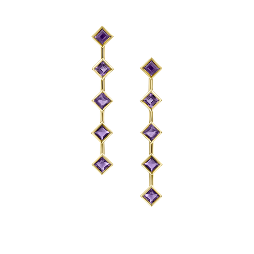 Evening at the Palace Earrings – Yellow Gold
