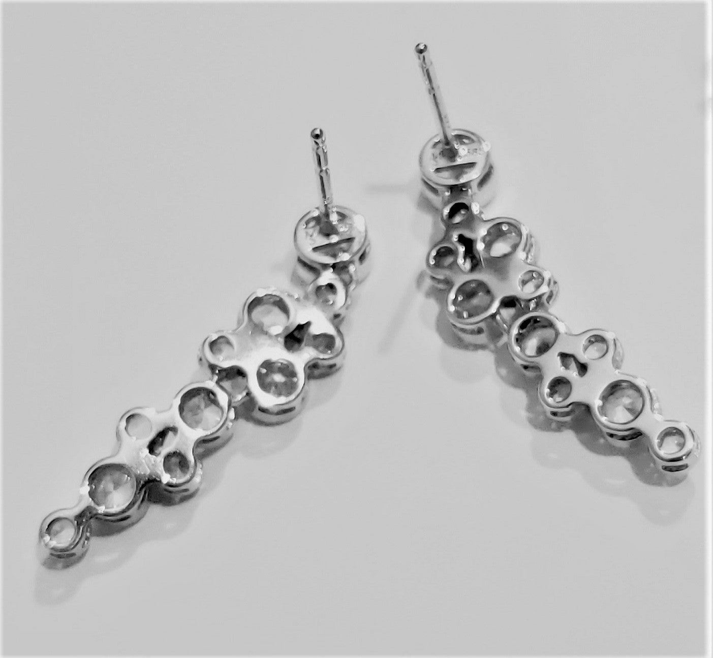 Constellation Earrings With Pearls And Diamonds